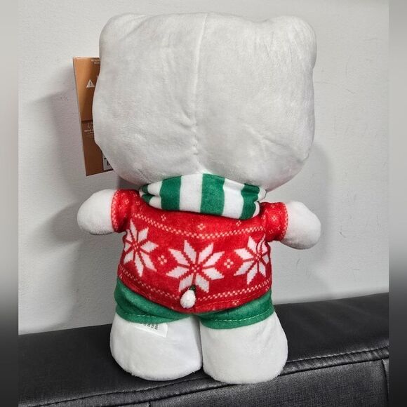 Nwt Musical Christmas Festive Hello Kitty Waddler Plush Toys 11" - Picture 3 of 6